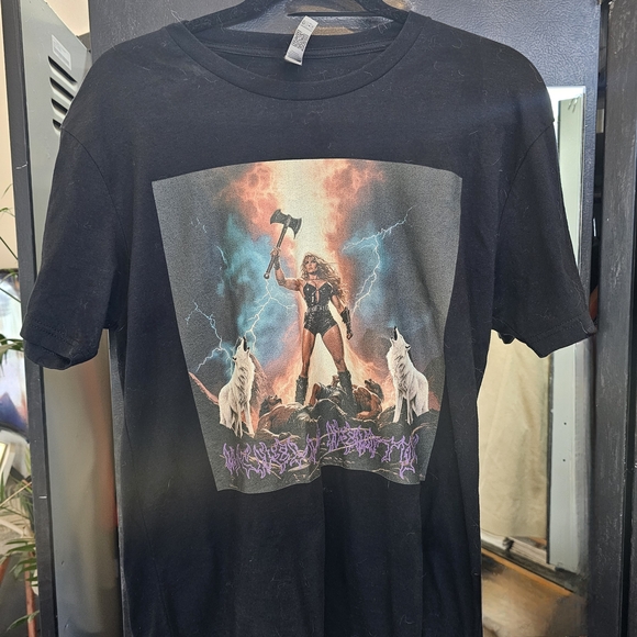 Metal Graphic T-Shirt Vintage 80s Look - Picture 1 of 4